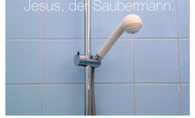 Der Saubermann. Johannes 13,4-5